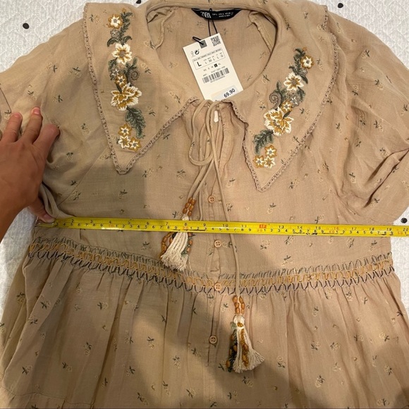 PETER PAN COLLAR MINI DRESS - Picture 6 of 7